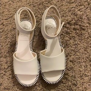 White Vince camuto sandals